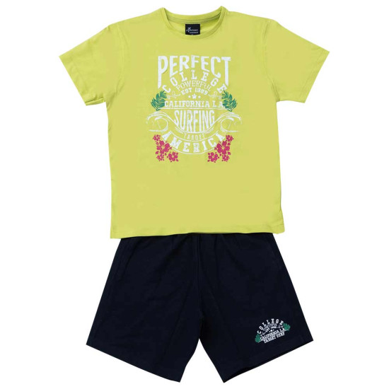 Target Παιδικό σετ Boy's T-Shirt & Shorts Single Jersey Set "America" Target Παιδικό σετ Boy's T-Shirt & Shorts Single Jersey Set "America"